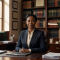 Portrait of Dr. Amara Osei in professional attire in her office
